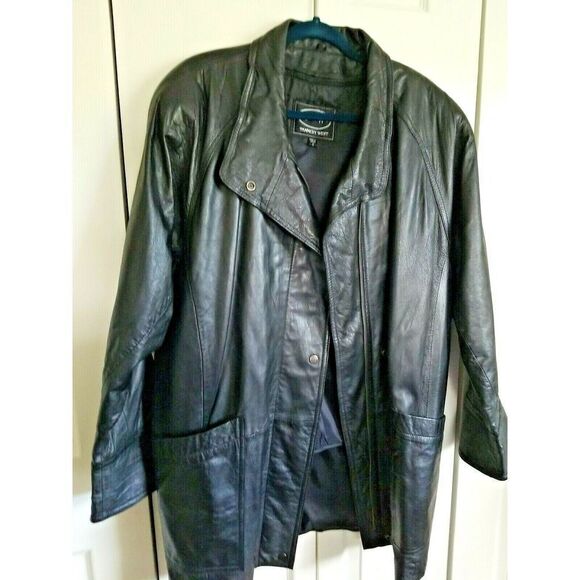 Tannery West Men's Small 100% Leather‎ Jacket Thermolite Lined Removeable Liner - Picture 2 of 8